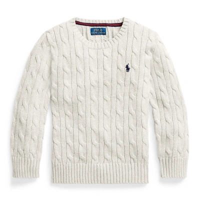 Polo Ralph Lauren Cable-knit Cotton Sweater In Nevis
