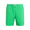 Polo Ralph Lauren 5.75-inch Solid Traveler Classic Swim Trunk In Golf Green