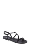 Schutz Tanner Jelly Sandal In Black