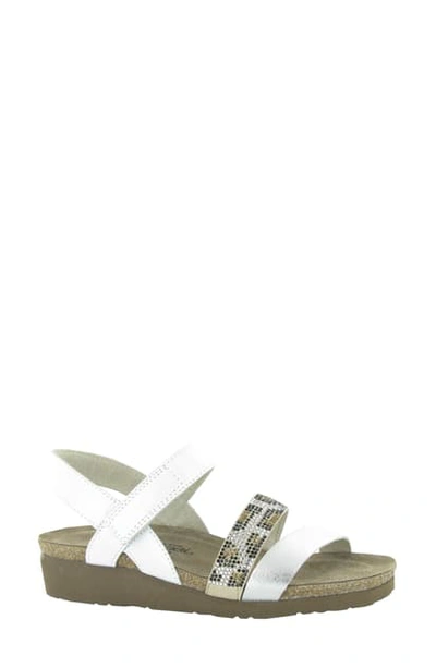 Naot 'krista' Sandal In Ltt Brwn/ Sft Blck/ Chth