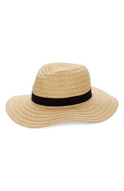 Madewell Braided Straw Hat In Natural Multi