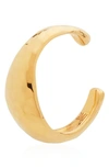 Monica Vinader Gold Plated Vermeil Silver Deia Ear Cuff In Yellow Gold
