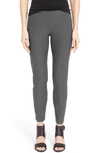 EILEEN FISHER STRETCH CREPE SLIM ANKLE PANTS,F1TK1-P0696P