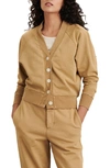 ALEX MILL DAVIE FLEECE CARDIGAN,200-WK062-2639