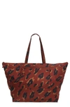 MADEWELL THE RESOURCED PAINTED LEOPARD WEEKEND BAG,MA362