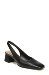 Sam Edelman Women's Toren Slingback Pumps Women's Shoes In Black Leather