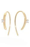 Lana Jewelry Women's 14k Yellow Gold & Diamond Mini Flat Earrings In Yellow Gold