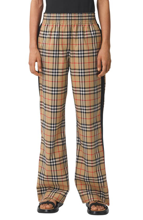 Burberry strawberry-print straight trousers - White