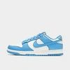 Nike Women's Dunk Low Retro Casual Shoes In White/blue