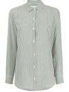 Equipment Essentail Silk Shirt In Green