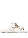 Valentino Off-white 03 Rose Edition Atelier Petal Sandals In Neutrals