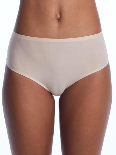 Chantelle Soft Stretch Retro Thong In Golden Beige