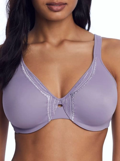 Olga Butterfly Effect Minimizer Bra In Purple Ash