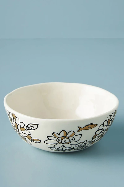 Anthropologie Rhea Bowl By  In Brown Size Cerealbowl
