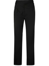 BLAZÉ MILANO WOOL-CUPRO BLEND TAILORED-CROPPED TROUSERS