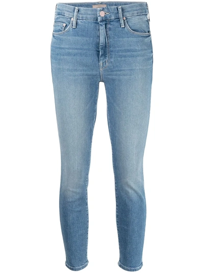 Mother Looker Slim Fit Jeans In 蓝色