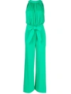 ALICE AND OLIVIA THELMA RUCHED JUMPSUIT