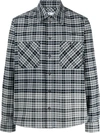 OFF-WHITE ALLOVER DÉGRADÉ FLANNEL SHIRT