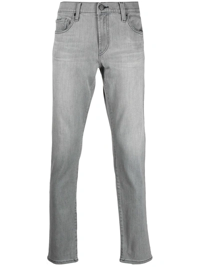 J Brand Mick 32" Slim Jeans In Grey