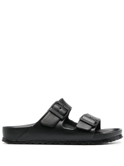Birkenstock Essentials Arizona Waterproof Slide Sandal In Black Patent