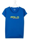 Polo Ralph Lauren Logo Print T-shirt In Blue
