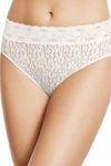 Wacoal Halo High Cut Lace Briefs In Ivory