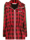 Palm Angels Embroidered-logo Windbreaker In Red
