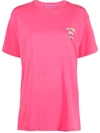 Ireneisgood Pink Jersey T-shirt With Print In Violet