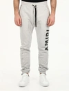 AMIRI GRAY COTTON JOGGING PANTS