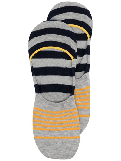 Hogan Striped Invisible Socks In Grey