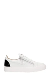 GIUSEPPE ZANOTTI SNEAKERS IN WHITE LEATHER,RM10039001