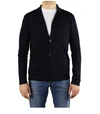ROBERTO COLLINA ROBERTO COLLINA NAVY BLUE WOOL KNITTED JACKET,RE03011-RE0310