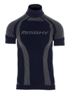 Misbhv Muted Black Stretch Sport T-shirt In Blue
