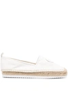 MICHAEL MICHAEL KORS LENNY LOGO PLAQUE ESPADRILLES