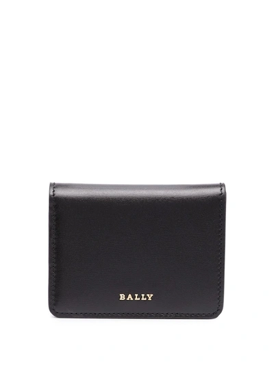 Bally Lettes Bi-fold Wallet In Black