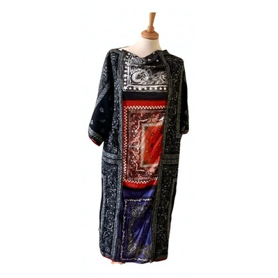 Pre-owned Jean Paul Gaultier Wool Mid-length Dress In Black