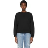 AGOLDE BLACK NOLAN DROP SHOULDER SWEATSHIRT