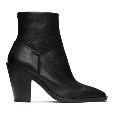 Rag & Bone Black Axel Zip Up Boots