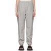 WE11 DONE GREY EMBROIDERED LOGO PATCH JOGGER LOUNGE PANTS