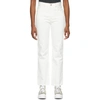 CITIZENS OF HUMANITY WHITE DAPHNE HIGH-RISE STOVEPIPE JEANS