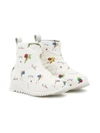 GIUSEPPE JUNIOR GRAPHIC-PRINT ANKLE BOOTS