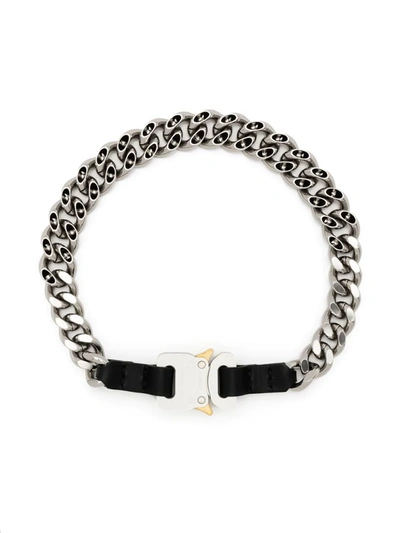 Alyx Safety Buckle Chain Choker In Silver