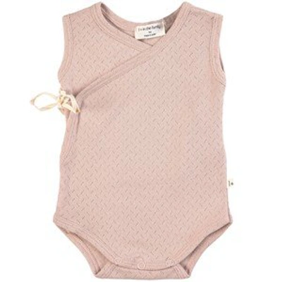 1+ In The Family Pink Amelie Tank Baby Body