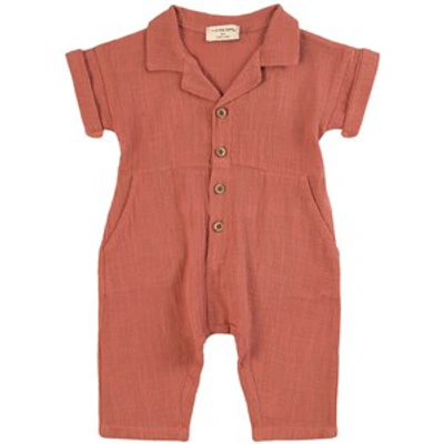 1+ In The Family Kids'  Roibos Carlota Jumpsuit In Red