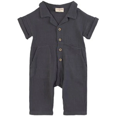 1+ In The Family Babies'  Anthracite Carlota Jumpsuit In Blue