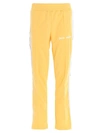 Palm Angels Printed Tech Jersey Track Pants In Yellow