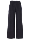 P.a.r.o.s.h High-rise Wide-leg Trousers In Blue