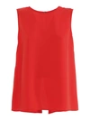 P.a.r.o.s.h Cady Top In Red In Red