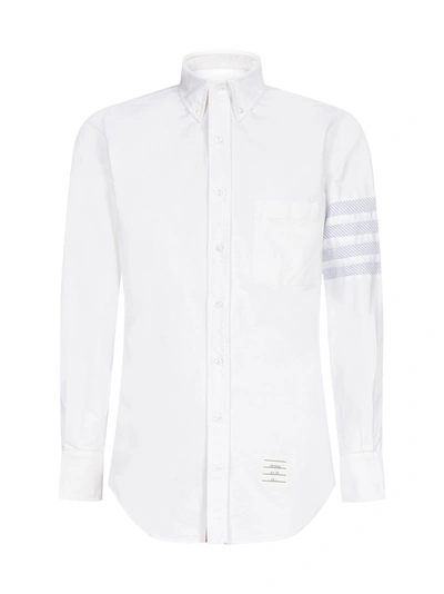 Thom Browne White 4-bar Straight Fit Shirt