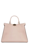 FENDI PEEKABOO X-TOTE LEATHER HANDBAG,11777085